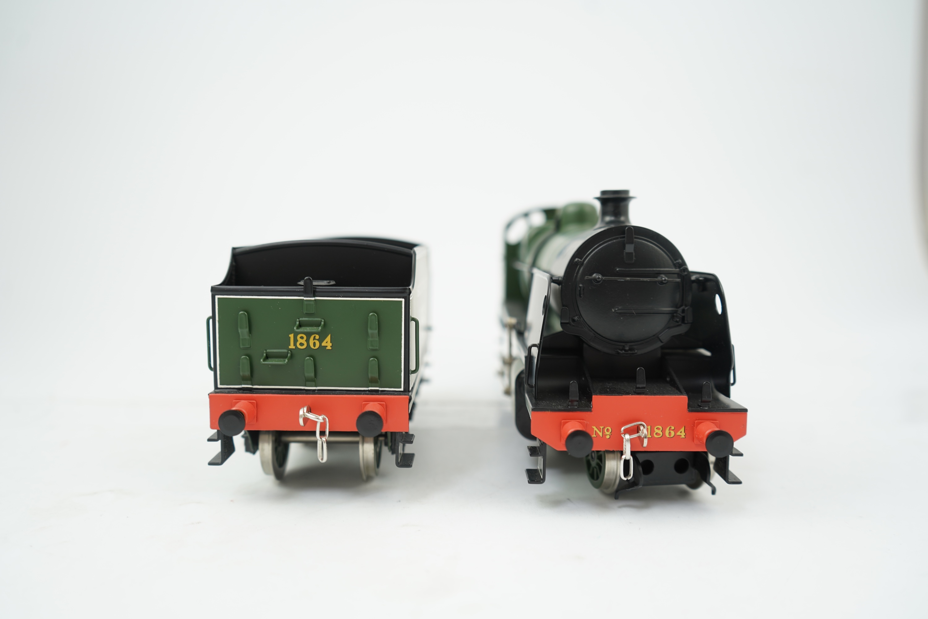 An O Gauge Corgi for Bassett Lowke coarse scale model of Southern Railway N Class, 1864, 2-6-0 locomotive, for three rail operation, with original box.